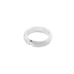 Trio Diamond Collar Engagement Ring - Image 2