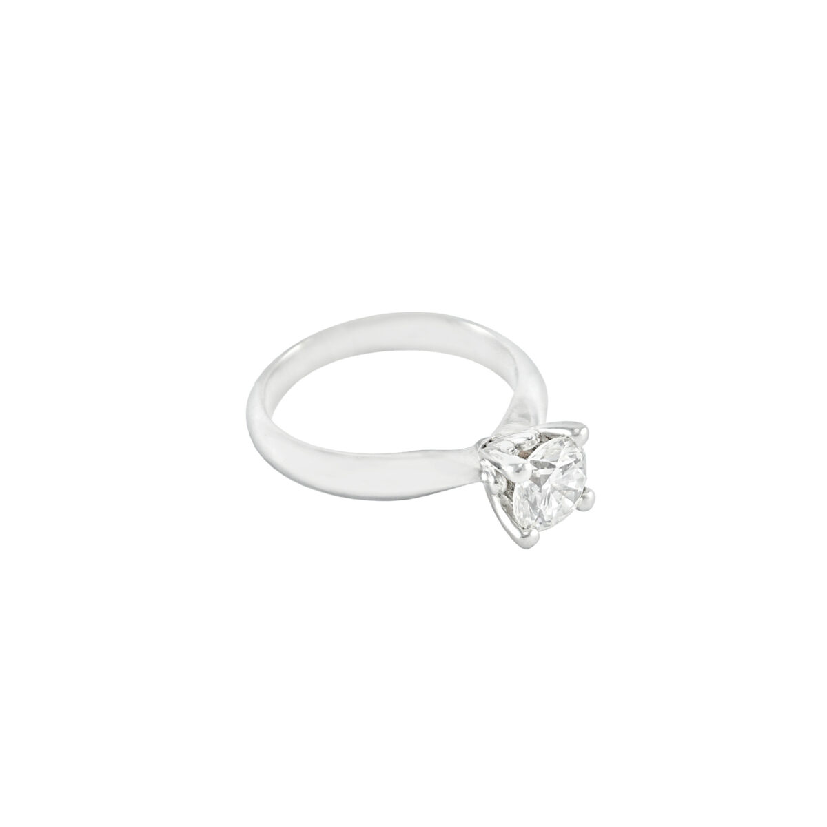 Classic Four Claw Solitaire Engagement Ring - Image 2