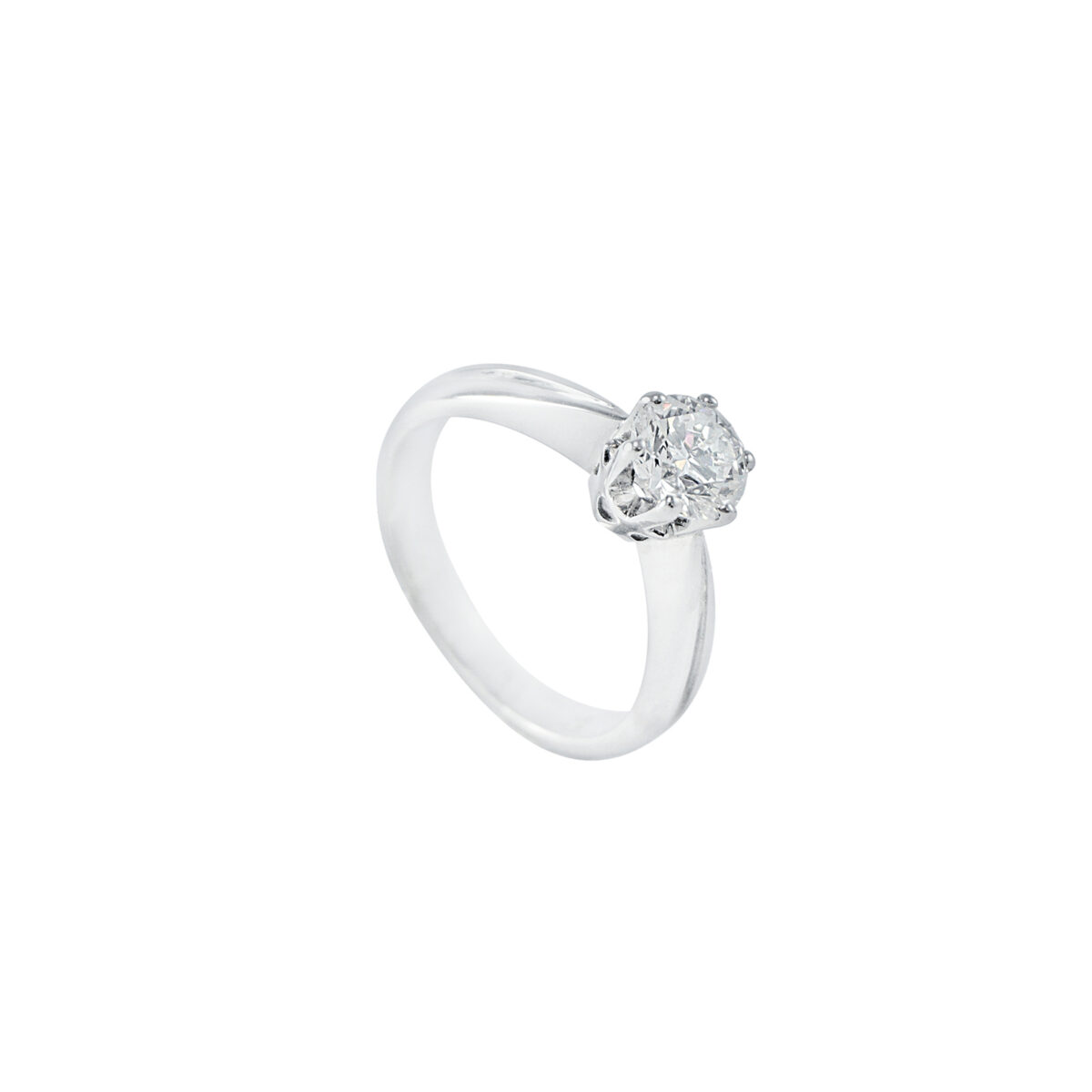 Six Claw Solitaire Engagement Ring - Image 2