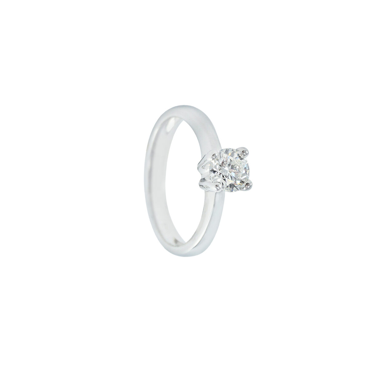Classic Four Claw Solitaire Engagement Ring - Image 2