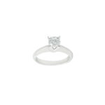 Classic Tapered Four Claw Solitaire Engagement Ring