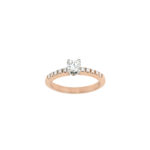 Pavé Diamond Engagement Ring