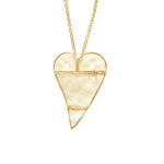 Elena Votsi Seashell Heart Pendant/Brooch - Image 2