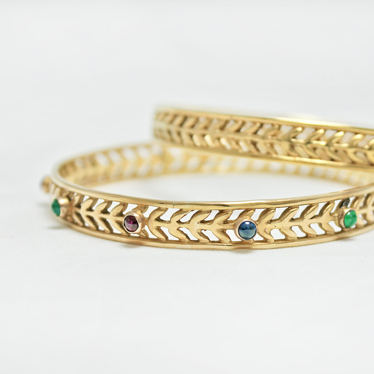 Precious Gemstones Bangles - Image 3