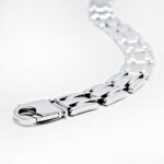 Square Link Chain Men's Bracelet - Image 2
