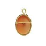 Cameo Floral Girl Brooch - Image 2