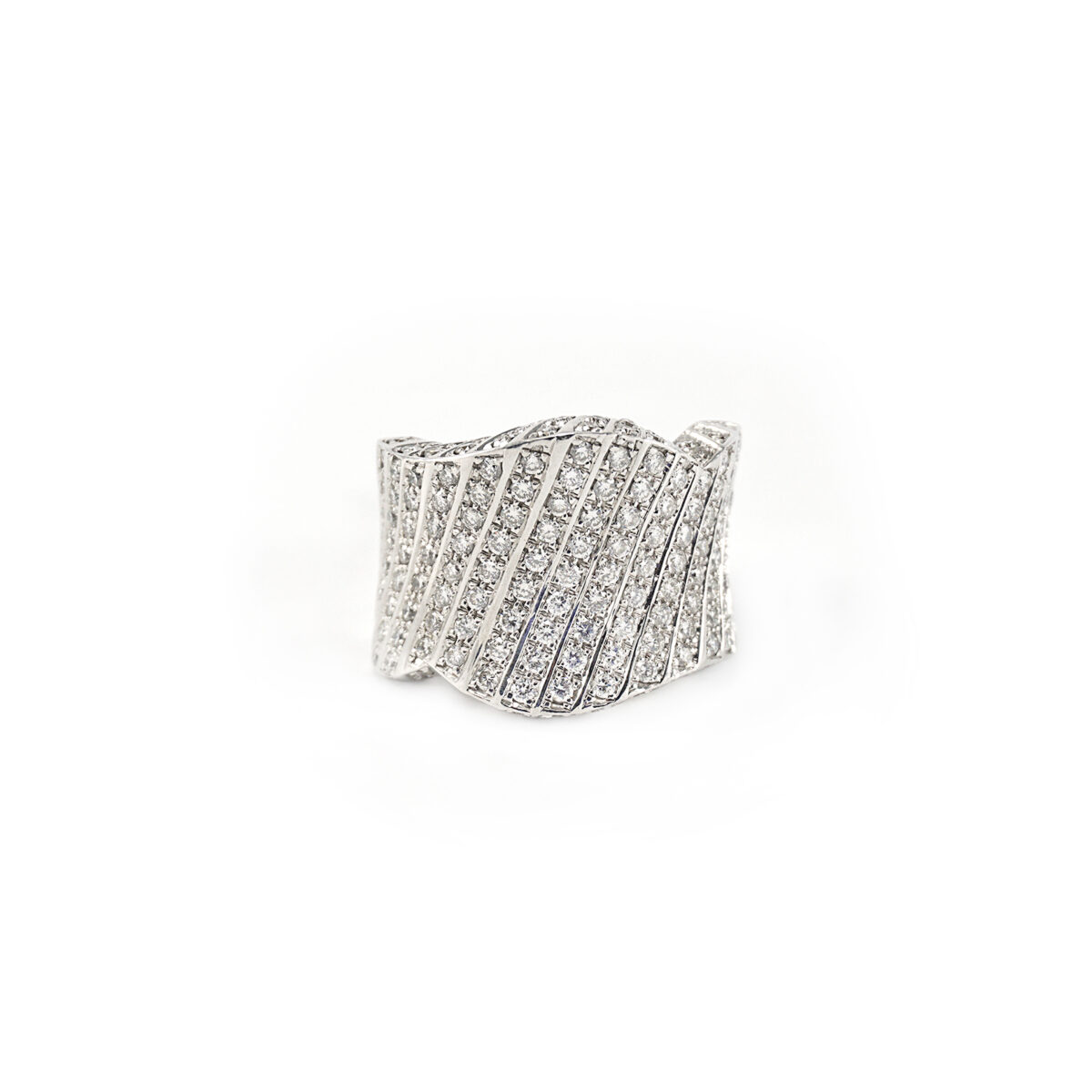 Multi Row Diamond Ring - Image 2