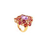 Amethyst Diamond Ring - Image 2