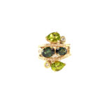 Multi Tourmaline Stones Ring - Image 2