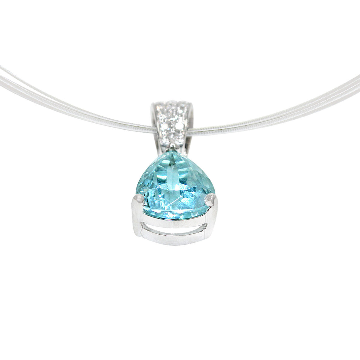 Teardrop Topaz Necklace - Image 2