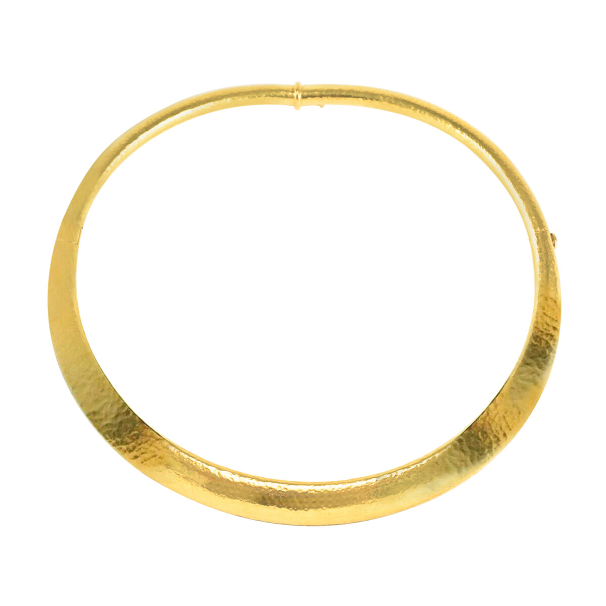 Hammered Handmade Choker Necklace - Image 3