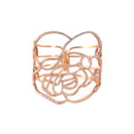 Rose Wide Cuff Bracelet