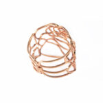 Rose Wide Cuff Bracelet - Image 2