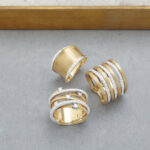 Marco Bicego Lunaria Gold & Diamond Pave Ring - Image 3