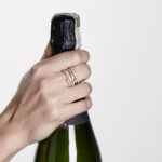 Marco Bicego Goa Gold Seven Strand Diamond & Pave Ring - Image 2