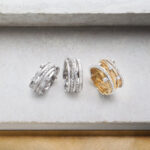 Marco Bicego Goa Gold Seven Strand Diamond & Pave Ring - Image 3