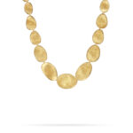 Marco Bicego Lunaria Gold Medium Graduated Collar Necklace