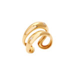 Gavello Corpo Double Lines Rose Gold Ring