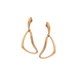 Gavello Corpo Heart Rose Gold Earrings