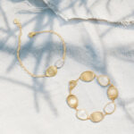 Marco Bicego Lunaria Gold & Diamond Pave Pendant Bracelet - Image 2
