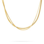 Marco Bicego Masai Two Strand Gold Diamond Necklace