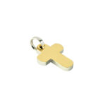 Two Tone Minimal Cross Pendant - Image 2