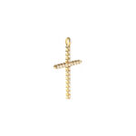 Slim Diamond Cross Pendant - Image 2