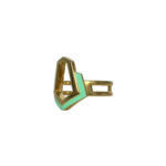 Geometrical Mint Enamel Ring - Image 2