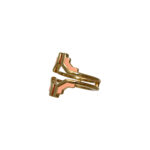 Geometrical Pink Enamel Ring - Image 2
