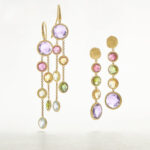 Marco Bicego Jaipur Mixed Gemstones Two Strand Earrings - Image 2
