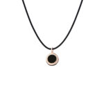 Very Gavello Confettis Round Black Pendant
