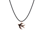 Very Gavello Swallow Black Pendant