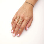 Gavello Divina Roots Rose Gold Ring - Image 4