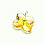 Baccarat Yellow Hortensia Pendant - Image 2