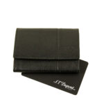 S.T. Dupont Black Calfskin Small Wallet
