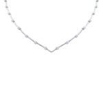 Diamond Riviera Sapphire & Tourmaline Necklace - Image 2