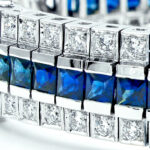 Diamond Sapphire ID Bracelet - Image 3