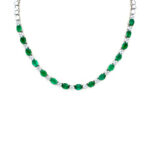 Emerald & Diamond Riviera Necklace