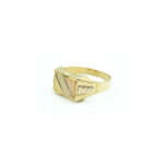 Vintage Chevalier Gold Ring - Image 2