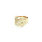 Vintage Chevalier Gold Ring - Image 2