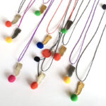 Tsarouchi Blue Slim Silver Necklace - Image 2