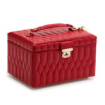 Wolf Caroline Red Medium Jewelry Case - Image 7