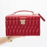 Wolf Caroline Red Medium Jewelry Case - Image 8