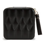Wolf Caroline Black Zip Travel Case