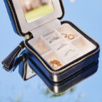 Wolf Caroline Black Zip Travel Case - Image 6