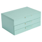 Wolf Sophia Jade Jewelry Box with Drawers - Image 6