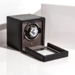 Wolf Black Cub Single Watch Winder with Cover - Image 2