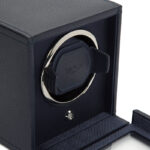 Wolf Navy Cub Single Watch Winder with Cover - Image 5
