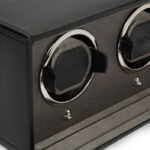 Wolf Black Cub Double Watch Winder with Cover - Image 4