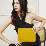 Wolf Maria Mustard Large Zip Case - Image 8